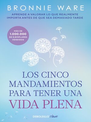 cover image of Los cinco mandamientos para tener una vida plena